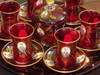 Artisan Qajar Style Decorative Tea High-Resolution Product Shot