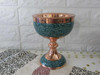 Luxury Turquoise Pedestal Fruit Bowl Premium Design Showcase