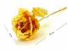 Luxury 24k Golden color  Rose Flower , golden Rose with Gift Box Premium Design Showcase
