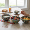 Artisan Colorful Hand-Enamel Painted Ceramic Bowl 20 cm 1pieces assorted... - Luxury Handcrafted Art Craftihouse Dubai