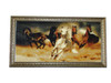 5 Horse Carpet 3d Effect Carpet Wall Decor Carpet Machine Made 100x50cm | Premium Handcrafted Gift & Cultural Souvenir - Luxury Handcrafted Art Craftihouse Dubai