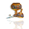 Artisan stunning hand painted Pedestal – Luxury Handcrafted Gift
