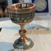 Handcrafted Artisan Copper candy bowl Engraved Lifestyle Visual