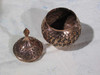 Luxury Artisan hammered copper sugar bowl Premium Design Showcase