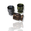 Luxury Pattern Metal Shot Glass Souvenirs Premium Design Showcase