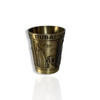 Exclusive Pattern Metal Shot Glass Souvenirs Fine Craftsmanship Detail