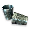 Luxury Pattern Metal Shot Glass Souvenirs Premium Design Showcase
