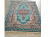 Exclusive Turquoise Color Machine Madecarpet 225x150 Cm Machine Made Acrylic Carpet Machine Made Rugs Fine Craftsmanship Detail