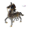 Metal Horse Sculpture Engraved Horse | Luxury Heritage Gift & Cultural Souvenir - Luxury Handcrafted Art Craftihouse Dubai