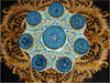 Luxury Handcrafted set of 8 pcs turquoise color handmade ceramic bowl with hand... Premium Design Showcase
