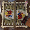 Artisan Leyla and Majnoon Pattern Backgammon Set High-Resolution Product Shot