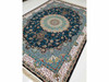 Gift-worthy 3x4 Meter Blue Carpet - Machine Made Carpet | Luxury Heritage Decor & Unique Artisan Piece - Luxury Handcrafted Art Craftihouse Dubai