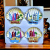 Set Of 4 Shell Travel | Artisan Home Decor | Unique Middle Eastern Piece - Luxury Handcrafted Art Craftihouse Dubai