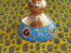 Exclusive Artisan hand painted copper Mes Fine Craftsmanship Detail