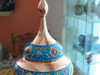 Handcrafted Artisan hand painted copper Mes Lifestyle Visual