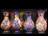 Handcrafted Kutahya Traditional Hand Painted Ceramic Vase, Various Colors of Ottoman Tulip and Flower Lifestyle Visual