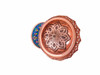 Exclusive Artisan hand painted copper bowl Fine Craftsmanship Detail