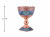Exclusive Artisan hand painted copper bowl Fine Craftsmanship Detail