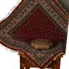 Exclusive Red Pattern Ghalamkari Table Fine Craftsmanship Detail