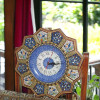 Exclusive Round Wooden 36x36 Fine Craftsmanship Detail