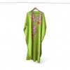 Handcrafted Stylish and comfortable Bollywood dress  , Floral Embroidered Long Cotton Kaftan Maxi Dress , Free Size Lifestyle Visual