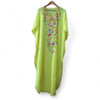 Exclusive Stylish and comfortable Bollywood dress  , Cutton Crush  Long Cotton Kaftan Maxi Dress , Free Size Fine Craftsmanship Detail