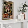 Exclusive Flower pattern carpet 50x70 , gift idea , new home gift Fine Craftsmanship Detail