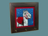 Exclusive Hand painted ceramic tile , key organizer , entrance wall decor Fine Craftsmanship Detail
