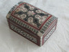 Luxury Cigarette box ,Unique  vintage decorative box , hand crafted wood sea shell inlaid box   Damascus traditional mosaic box Premium Design Showcase