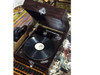 A premium working wooden box gramophone titled "The Resonant Archive" featuring a polished timber body and 55x25 cm dimensions.