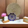 Exclusive 16Cm Minakari Copper Plate Fine Craftsmanship Detail