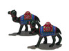 An elegantly crafted set of 2 camel figurines, perfect for cultural home decor