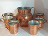 7-piece Pure Copper Jug Boutique Coffee Mug | Unique Dubai Cultural Gift - Luxury Handcrafted Art Craftihouse Dubai