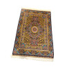 Beautiful 150x100 Cm Silk Carpet - Colorful Floral Pattern Area Machine Made - New Home For Her | Luxury Islamic Gift Idea | Traditional Mihrab Design Rug - Luxury Handcrafted Art Craftihouse Dubai