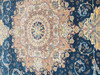 Exclusive Blue Pattern Carpet 300x200 Cm Machine Made Acrylic Carpet Machine Made Rug Fine Craftsmanship Detail