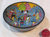 Luxury Handcrafted Miniature Hand Painted Ceramic Bowl 30 cm Premium Design Showcase