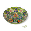 Artisan 20cm Handmade Iznik Pattern Serving Bowl – Premium Gift - Luxury Handcrafted Art Craftihouse Dubai