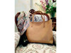 Exclusive Handbag , Handmade Camel Leather  , Birthday gift Fine Craftsmanship Detail