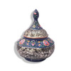 Exclusive Artisan Engraved Copper Candy Bowl Fine Craftsmanship Detail