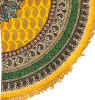 Exclusive Artisan Yellow pattern cotton Round Fine Craftsmanship Detail