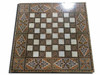Exclusive Traditional  NON Handmade wooden backgammon include backgammon chips and dice , 50x50 cm draughts game Fine Craftsmanship Detail