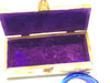 A beautiful handmade bone box designed for jewelry storage, measuring 14x7 cm, ideal for any vanity.