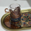 2 Person Serving Tea | Sophisticated Boutique Accessory | Crafted In Dubai - Luxury Handcrafted Art Craftihouse Dubai