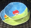 Handcrafted Home pattern Hand painted set of ceramic plate and bowl – Lu... - Luxury Handcrafted Art Craftihouse Dubai