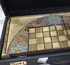 Luxury Stunning handmade Khatamkari chess set , backgammon set 50x50 cm Artisan Detail Shot