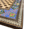 Artisan Premium Hand-Painted Wooden Khatamkari Backgammon & Chess Board Luxury Showcase - Dubai