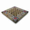 Exclusive Handmade Backgammon Set 50x50 cm Fine Craftsmanship Detail