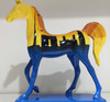 Hand-painted Ceramic Horse Figurine 20x18 | Artisan Home Decor | Unique Middle Eastern Piece - Luxury Handcrafted Art Craftihouse Dubai