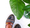 Luxury Brown pattern handmade cotton shoes Premium Design Showcase