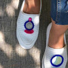 Luxury Handmade cotton shoes , white patten Shoes Premium Design Showcase